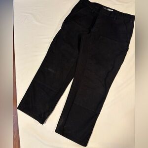 Carhartt Men's black rugged flex relaxed fit duck double-front utility Pants